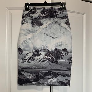Pencil skirt neoprene
